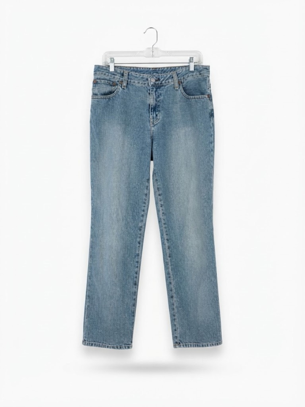 Polo Jeans Ralph Lauren Saturday Jeans Straight Leg Light Wash Vintage size 8